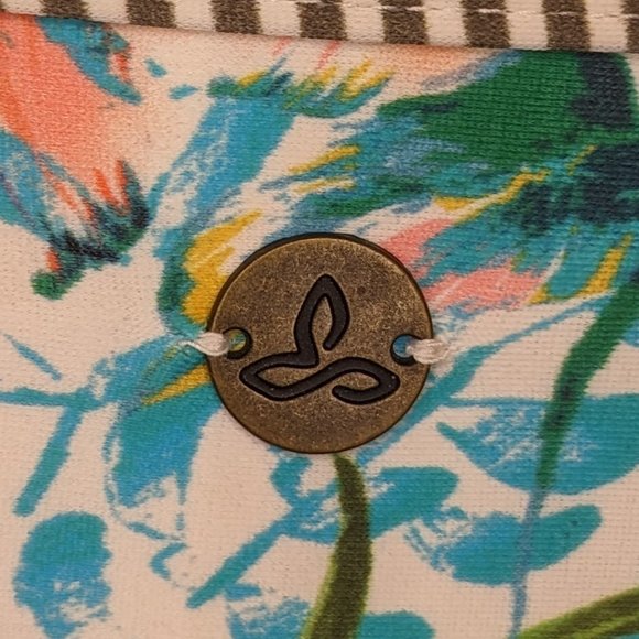 prAna Moorea Tankini, Tropical Flowers and Foliage on White Background - Picture 5 of 7